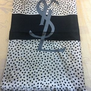 YSL Very Generous in size Silk Scarf